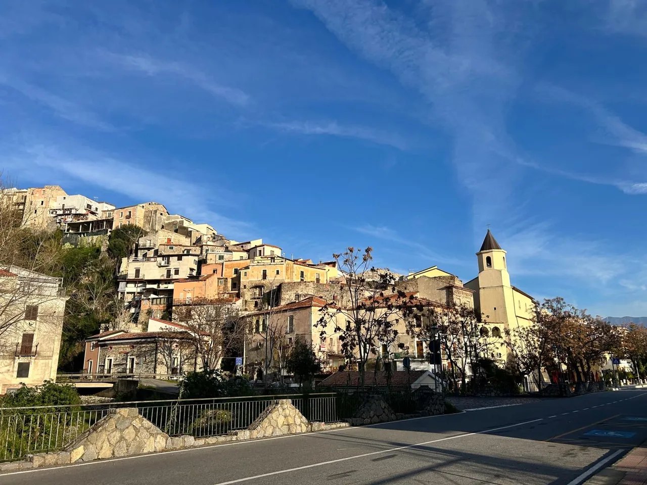 The old town on the hill