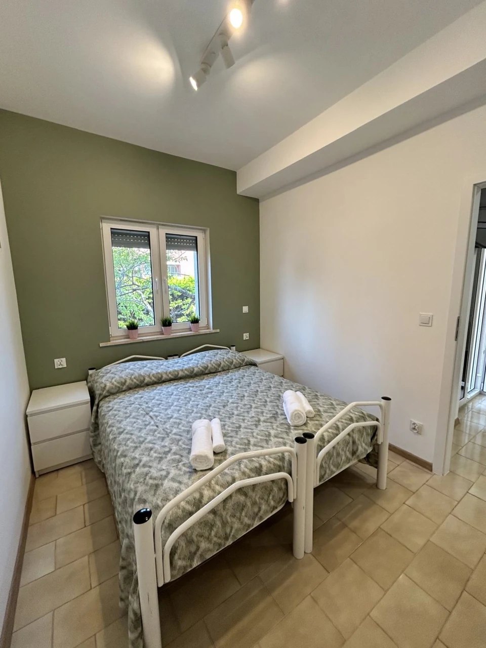 The bedroom in daylight
