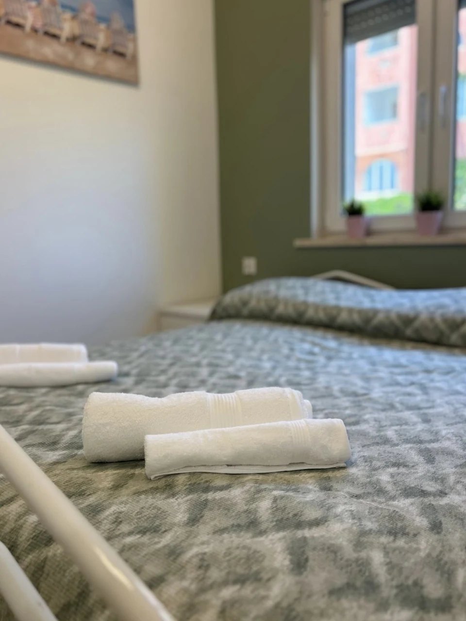 Towels laid out before you arrive